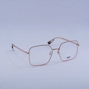 McQ by Alexander McQueen MQ0318O 003 Eyeglasses Gold 52mm Square Frame
